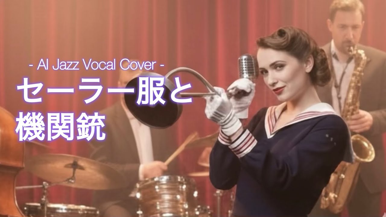 【AIカバー】セーラー服と機関銃 / 薬師丸ひろ子 (Jazz Arrange) - 大人のジャズアレンジ