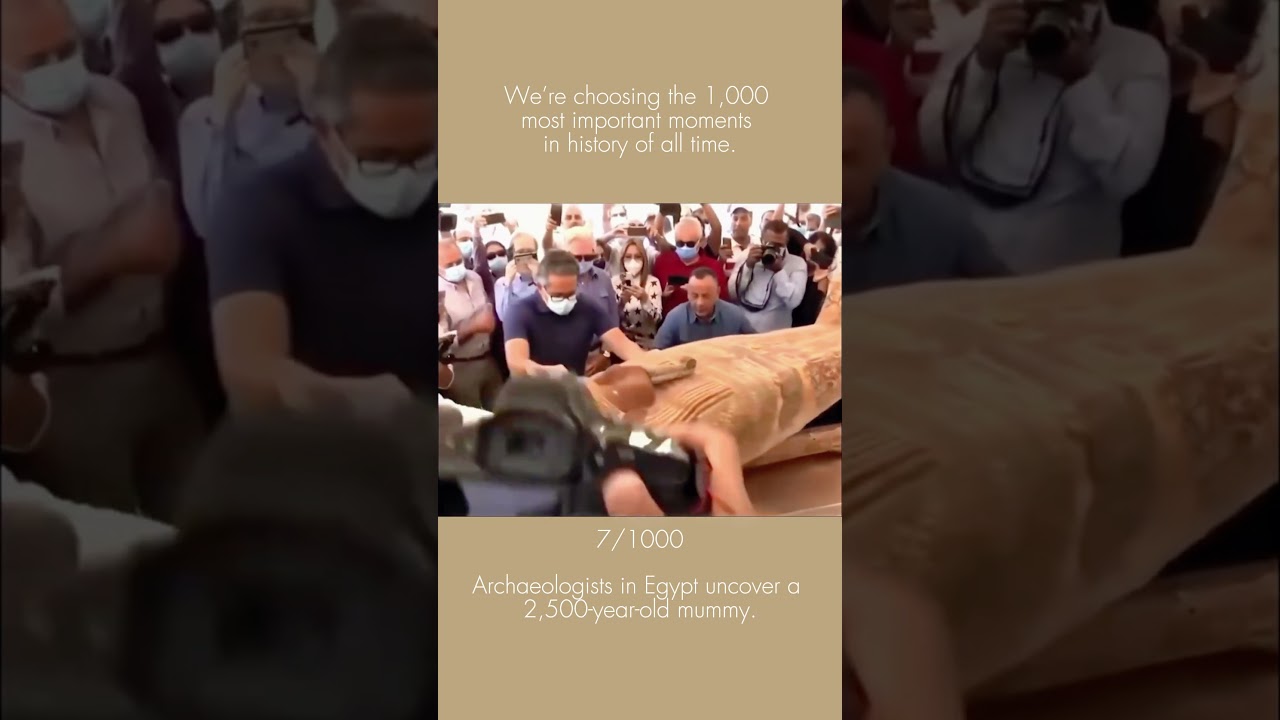 We&rsquo;re choosing the 1,000 most important moments in history of all time.