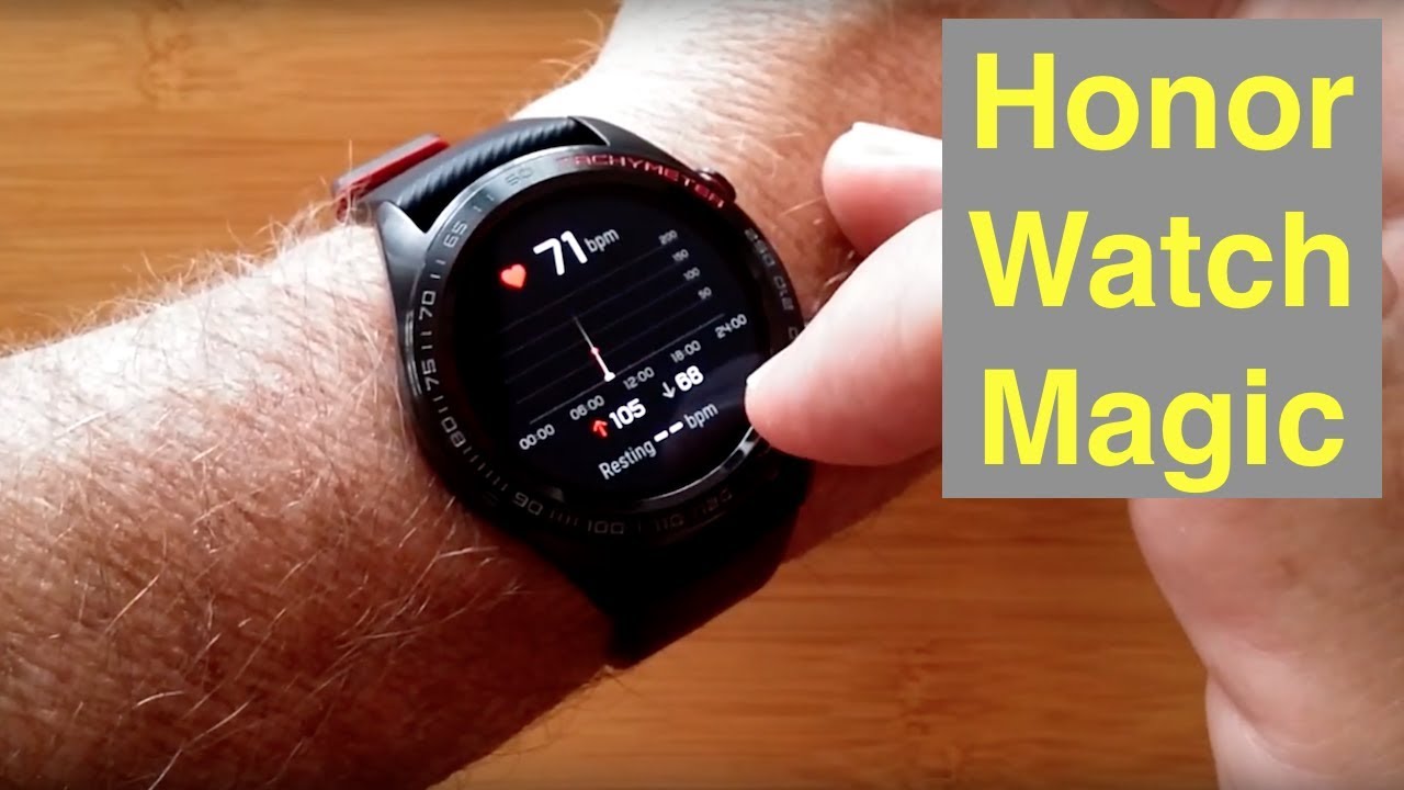 Умные фитнес-часы HUAWEI Honor Watch Magic IP68 5ATM с GPS и водонепроницаемостью: распаковка и о...