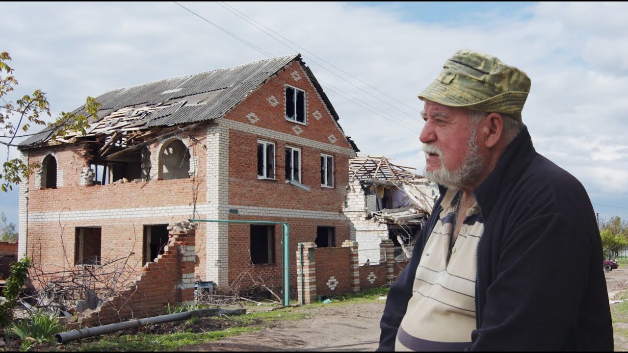 Ukrainian Village One Day of Life After Russian Occupation