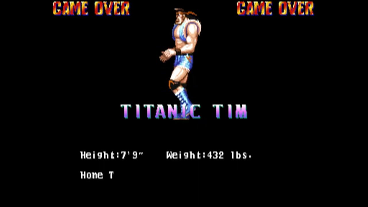 Ring of Destruction Slam Masters II - Titanic Tim Ending