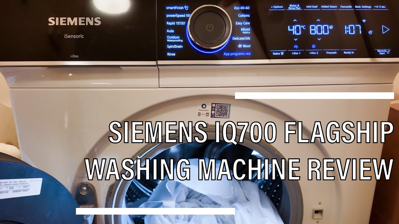 Siemens IQ700 Flagship Washing Machine Review