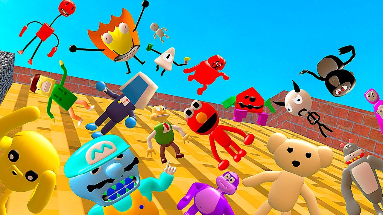 📐 RAMP V14 CLONES SANIC ULTIMATE BOSSES MEME FAMILY SPARTAN KICKING in Garry's mod !