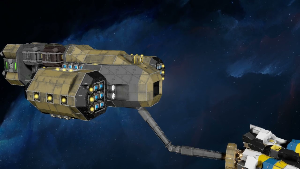 Space Engineers - Salvage Ship First Test.