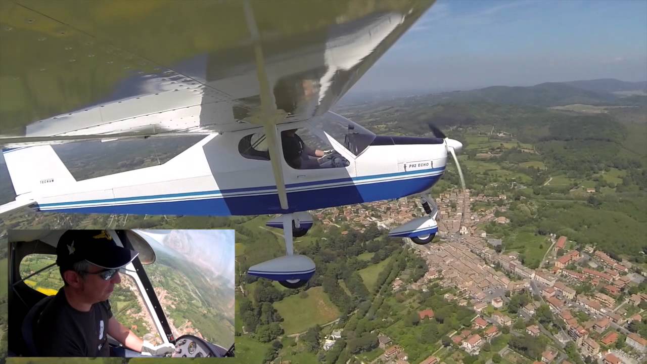 Flight with my Tecnam P-92 Echo 16 years old