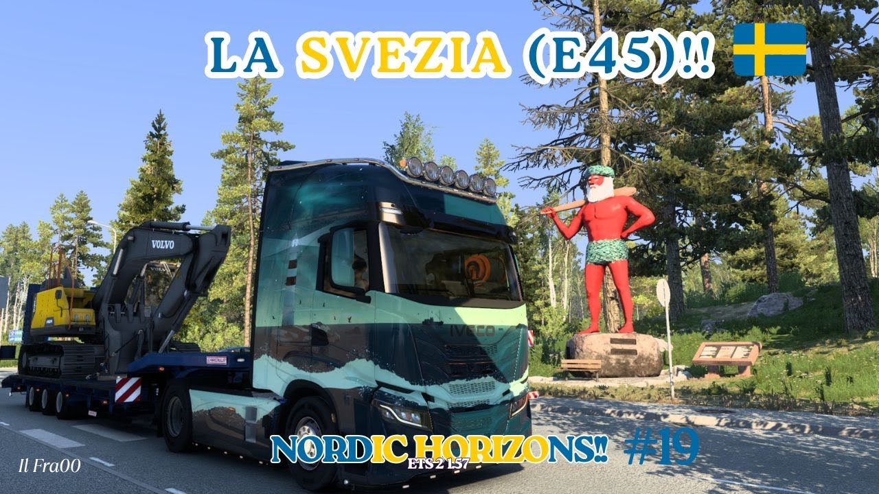 [V. 1.57] Euro Truck Simulator 2 - Viaggio nella vera Svezia!! La E45 (Nordic Horizons DLC)