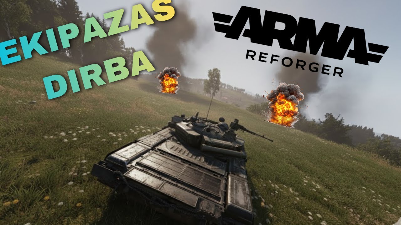 VIENAS TANKAS PRIEŠ VISĄ BAZĘ! TOTALUS ENEMY SUNAIKINIMAS | Arma Reforger