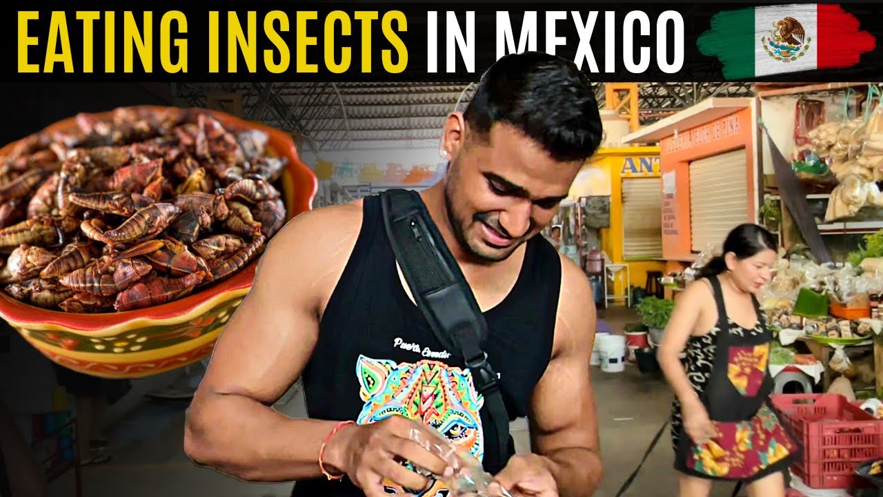 Local Markets of Mexico: Eating GRASSHOPPERS! 🇲🇽