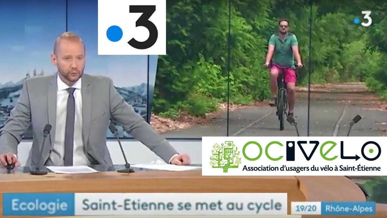 JT France 3 Rh&ocirc;ne-Alpes, 12 juillet 2019, avec Ociv&eacute;lo