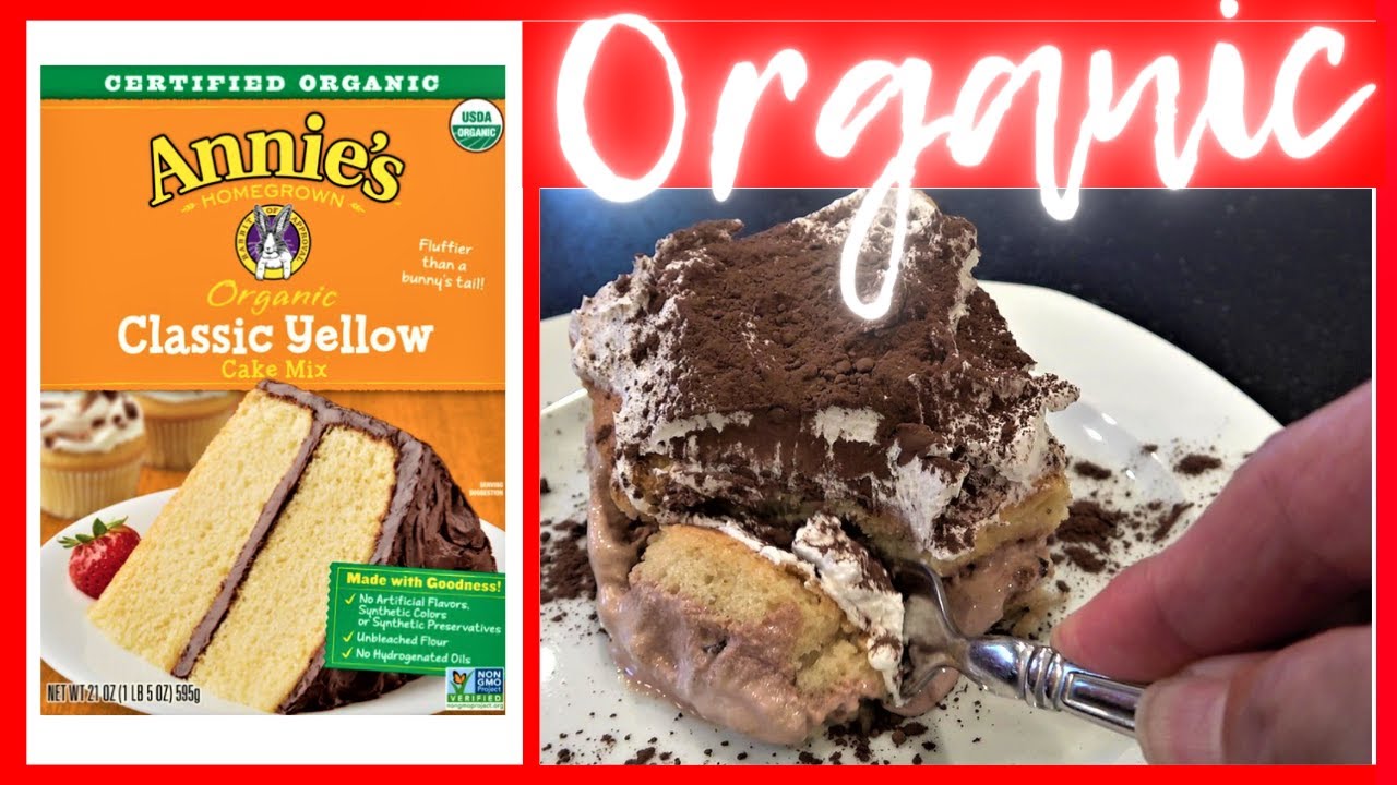Annie's Classic Yellow Cake Mix Organic Cake mix vs Bakery vs Boxed Mixes