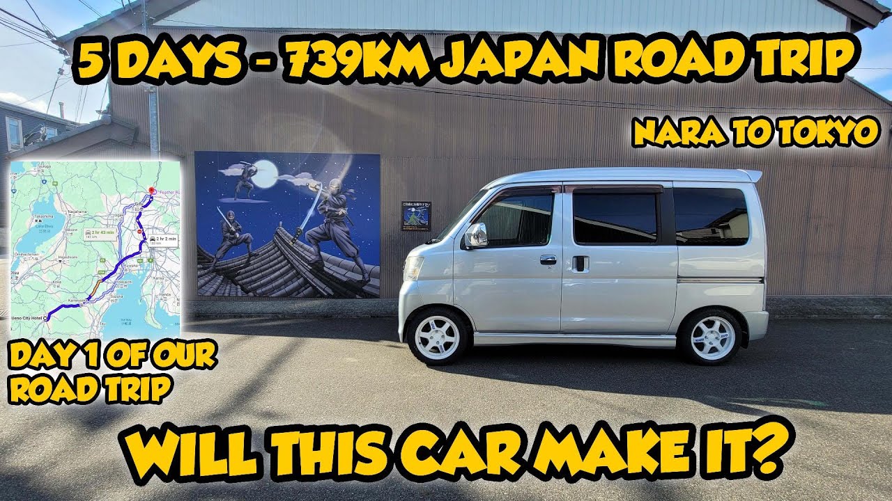 Our Daihatsu Hijet Cargo's First Road Trip In Japan - Part 1