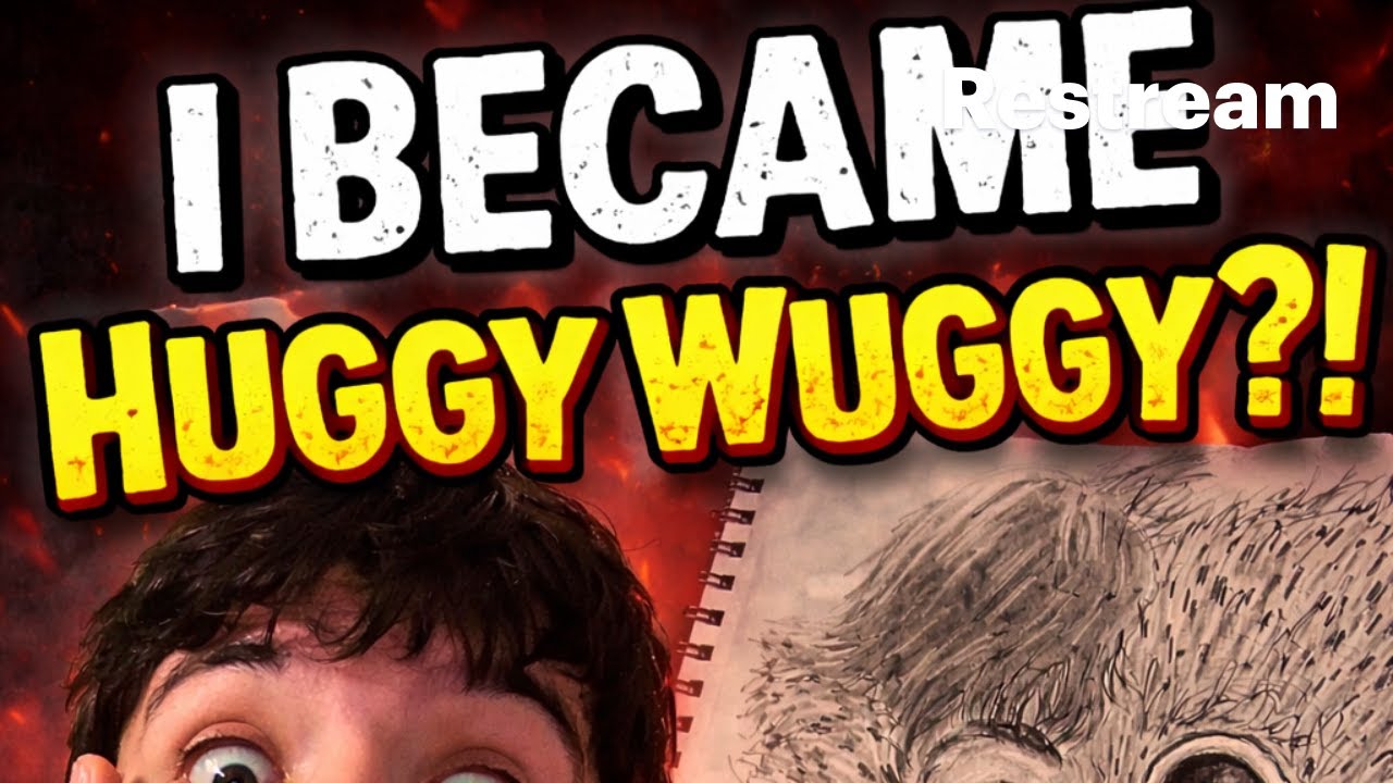 Turning myself into huggy wuggy 😱