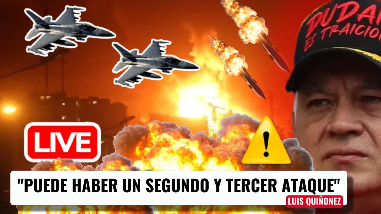 🔴DIRECTO ULTIMO MOMENTO!: PUEDE HABER UN SEGUNDO ATAQUE PROXIMAMENTE ⚠️ DIOSDADO NEGOCIA CON TRUMP