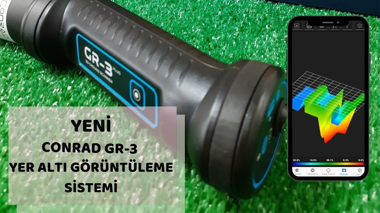 CONRAD GR-3 PLUS YERALTI GÖRÜNTÜLEME SİSTEMİ TANITIM #3DGÖRÜNTÜLEMESİSTEMİ