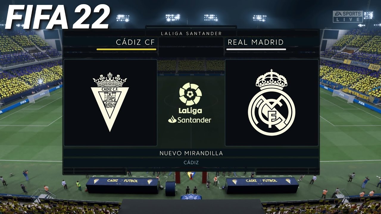 FIFA 22 - C&aacute;diz CF vs Real Madrid - La Liga | PS4