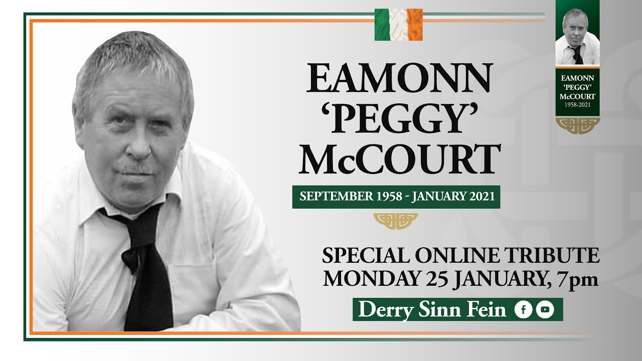 Remembering Eamonn 'Peggy' McCourt