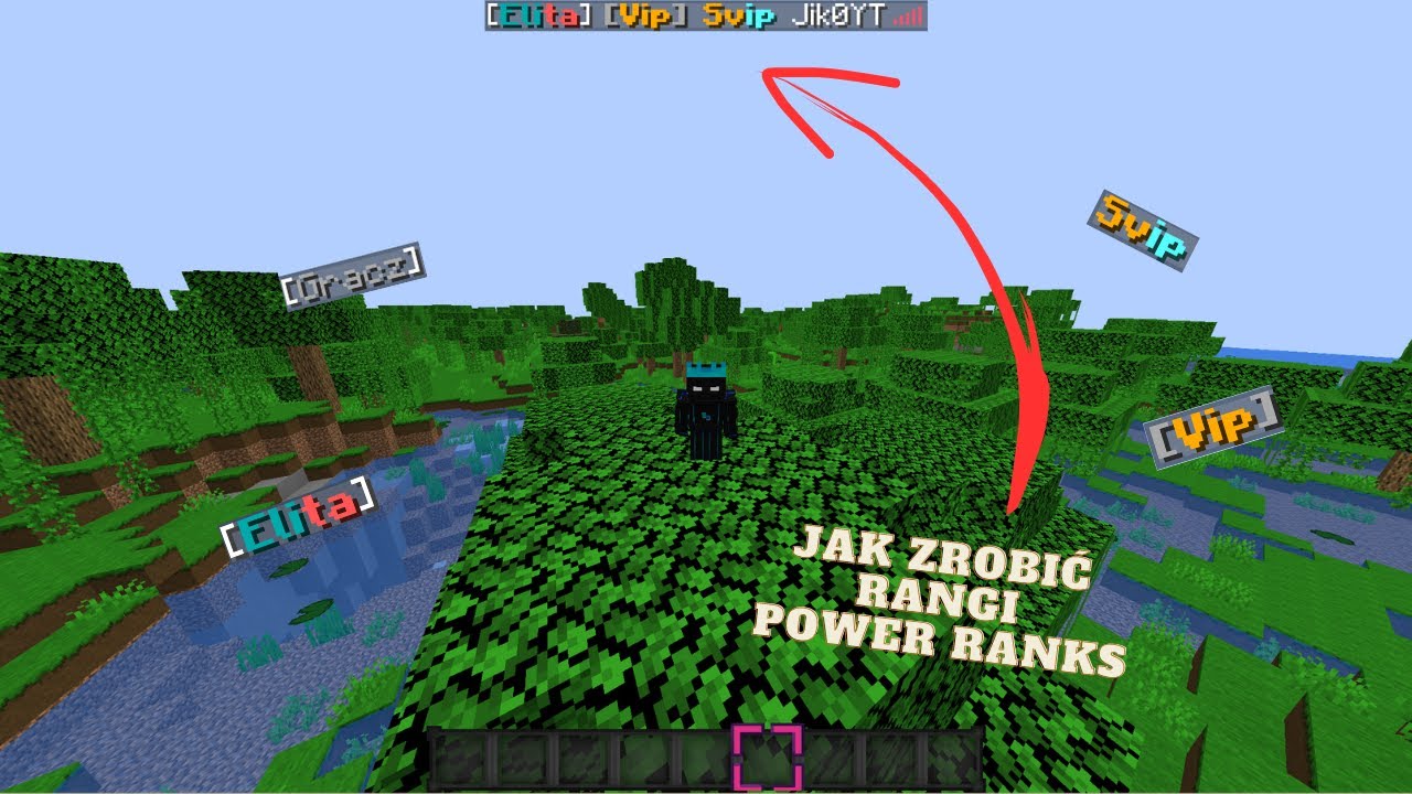 Jak zrobić rangi na aternos za pomocą POWER RANK