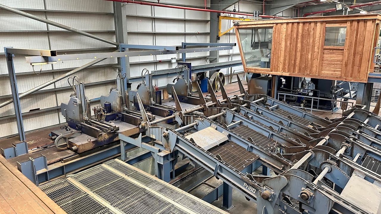 Diba Machinehandel l Primultini sawmill SII 1600 CFN WSF + DRC edging line