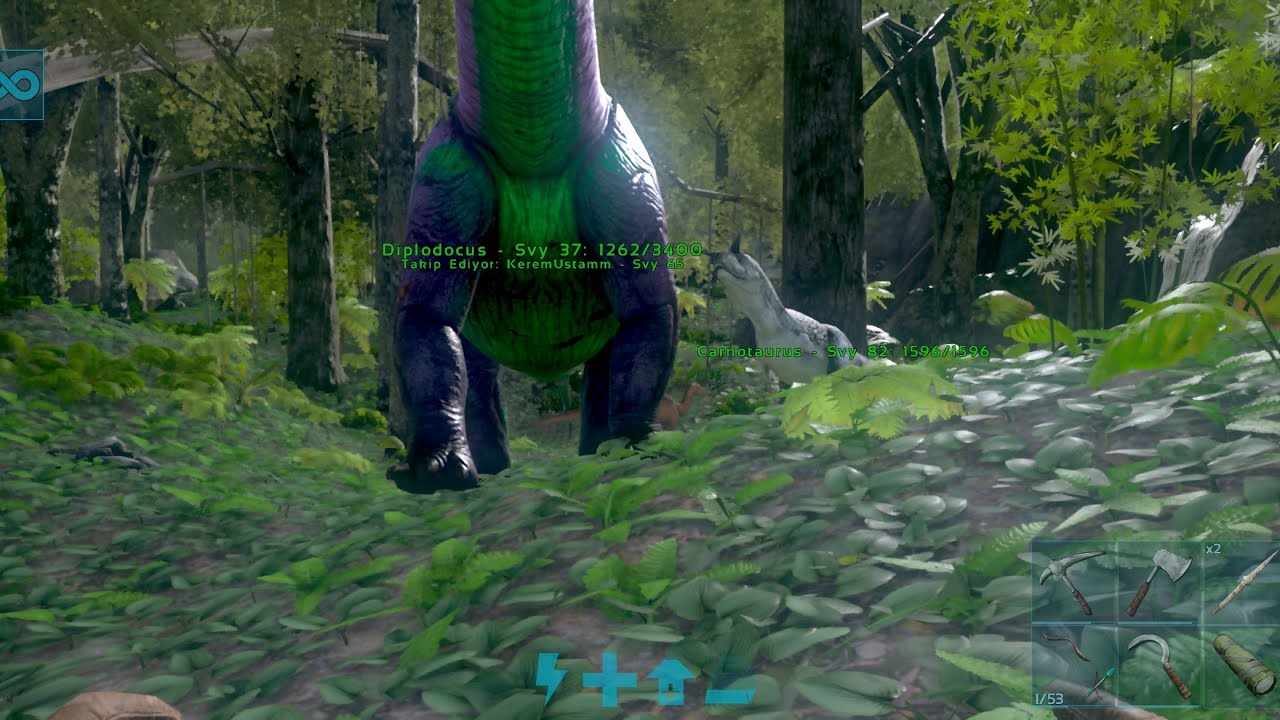 Ark Ultimate 5.bölüm carnotoros ve diplodocus evcilleştirdik