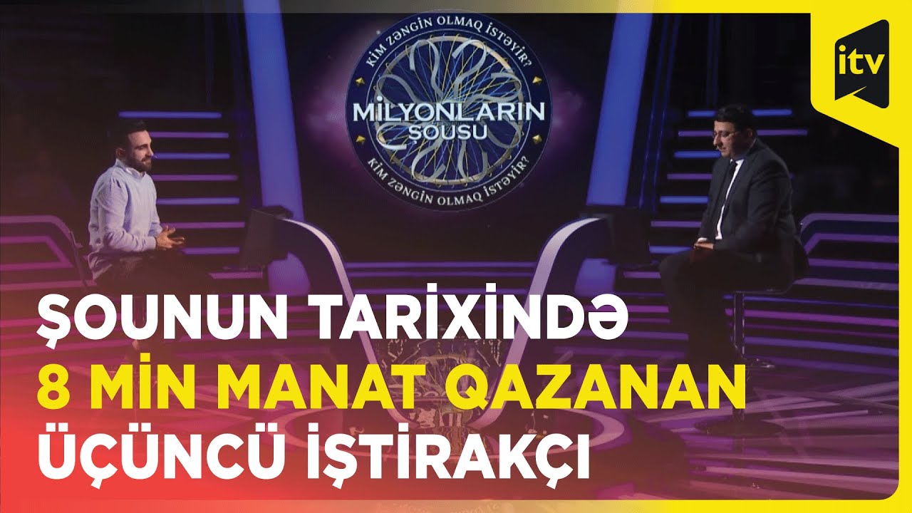 “Milyonçu” şousunda 8 min manat qazanan iştirakçını sən də tanı