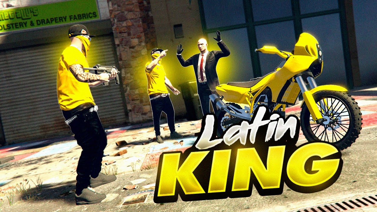 Los Latin King Se Enfrentan A Hitman En Gta V Rp