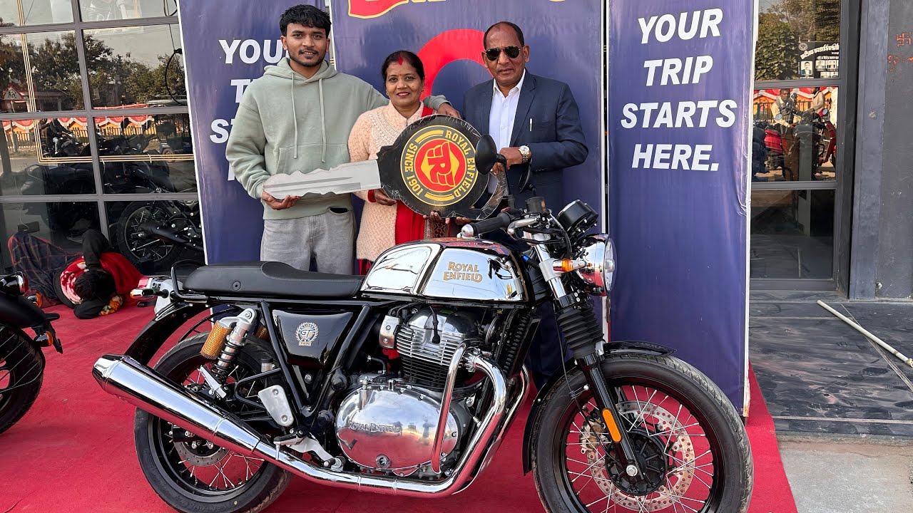 Delivery le lei apni nayi CONTINENTAL #gt650  ki | Finaly the dream come true 🍃