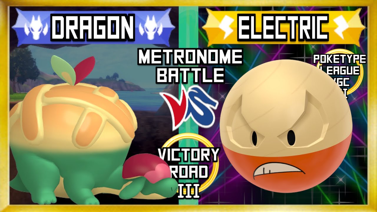 Драконьи типы против электрических типов! Кто победит в этой битве в Pokemon METRONOME? | PokeTyp...