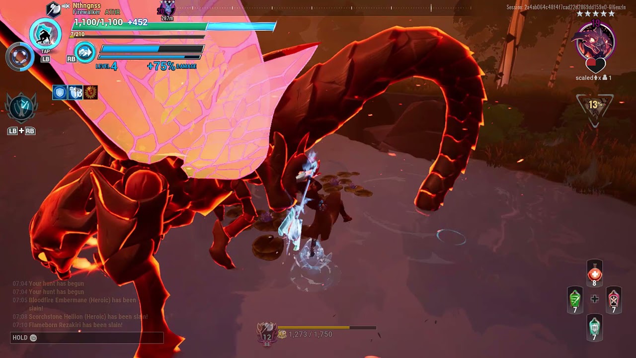Flameborn Rezakiri is hard! Damn those fireballs!!!