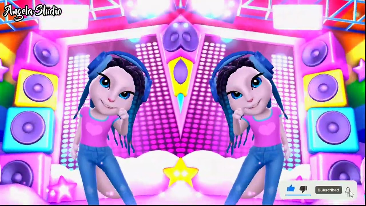 Cute Talking angela Dance from Tiktok Viral song | Angela Studio