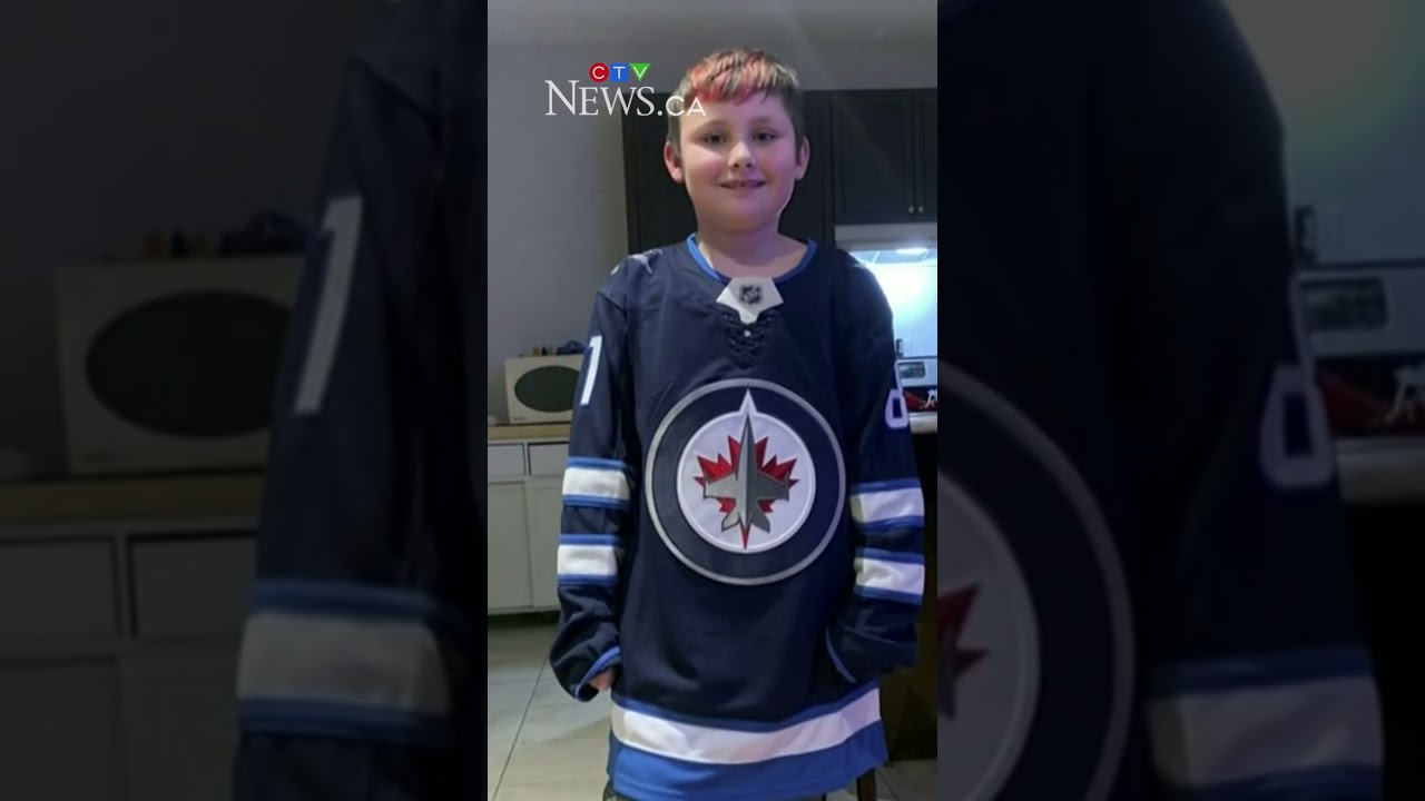 Young hockey fan receives special surprise from OPP