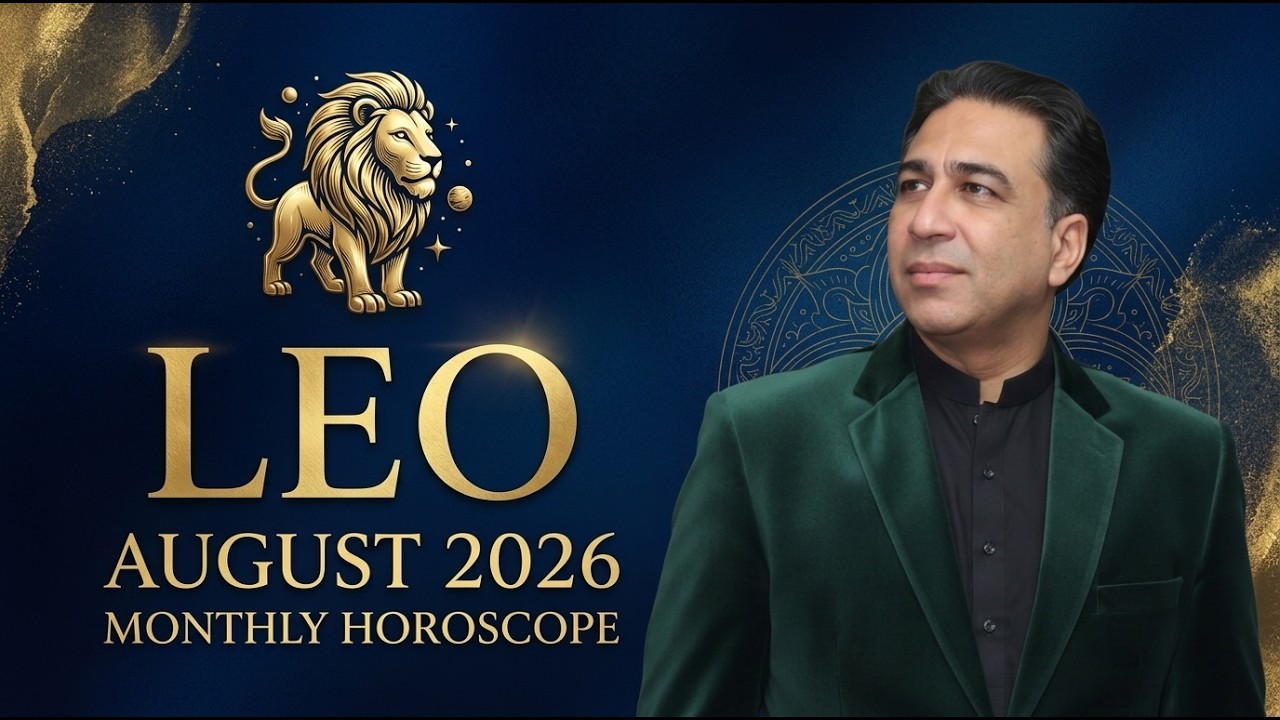 Leo August 2026 | Monthly Horoscope | Monthly Forecast & Predictions by Astrologer Haider Jafri
