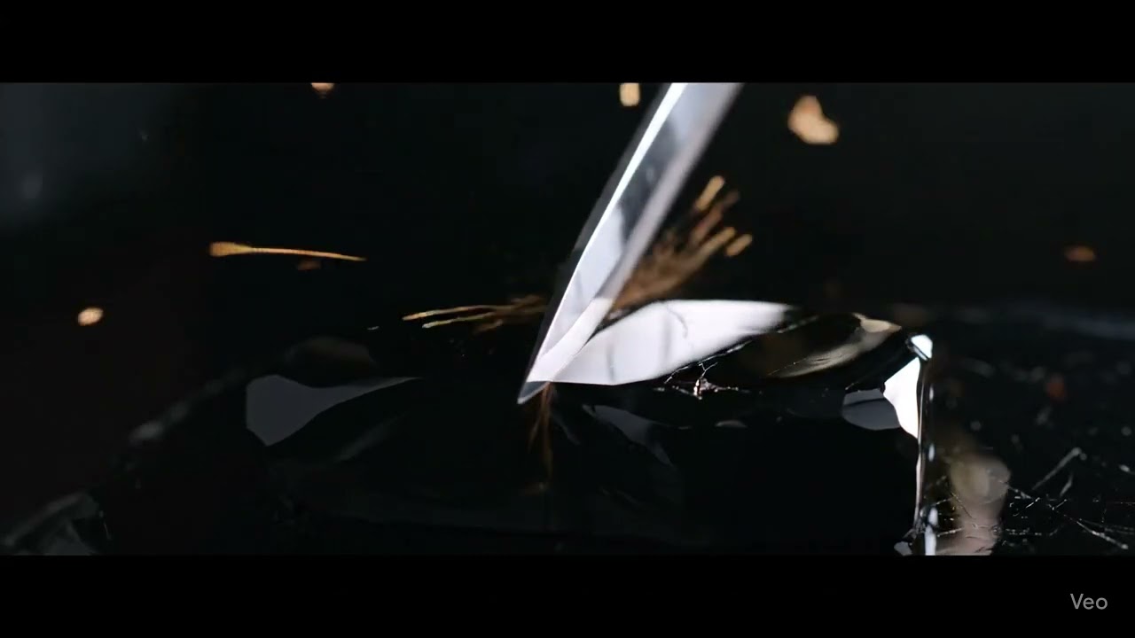 Cutting Obsidian with a Katana 🔪⚫ | Ultra Realistic Satisfying ASMR Close-Up