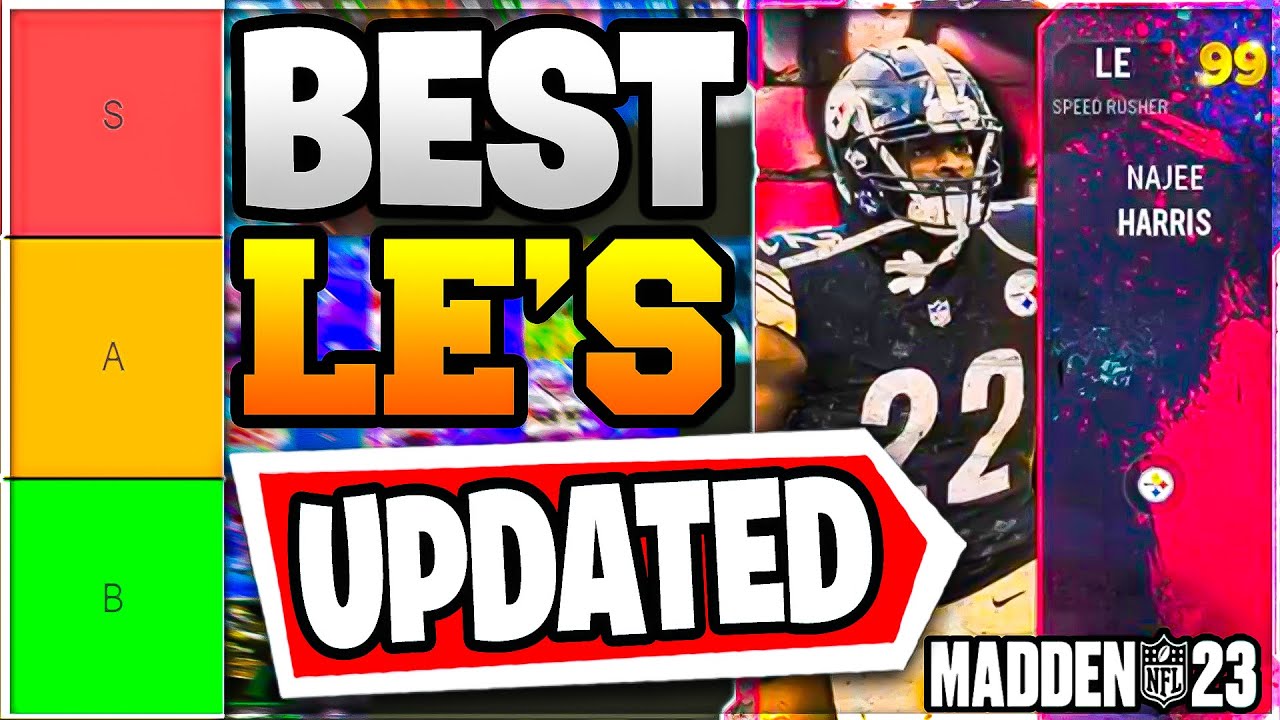 Ranking THE BEST LEFT ENDS In Madden 23 Ultimate Team