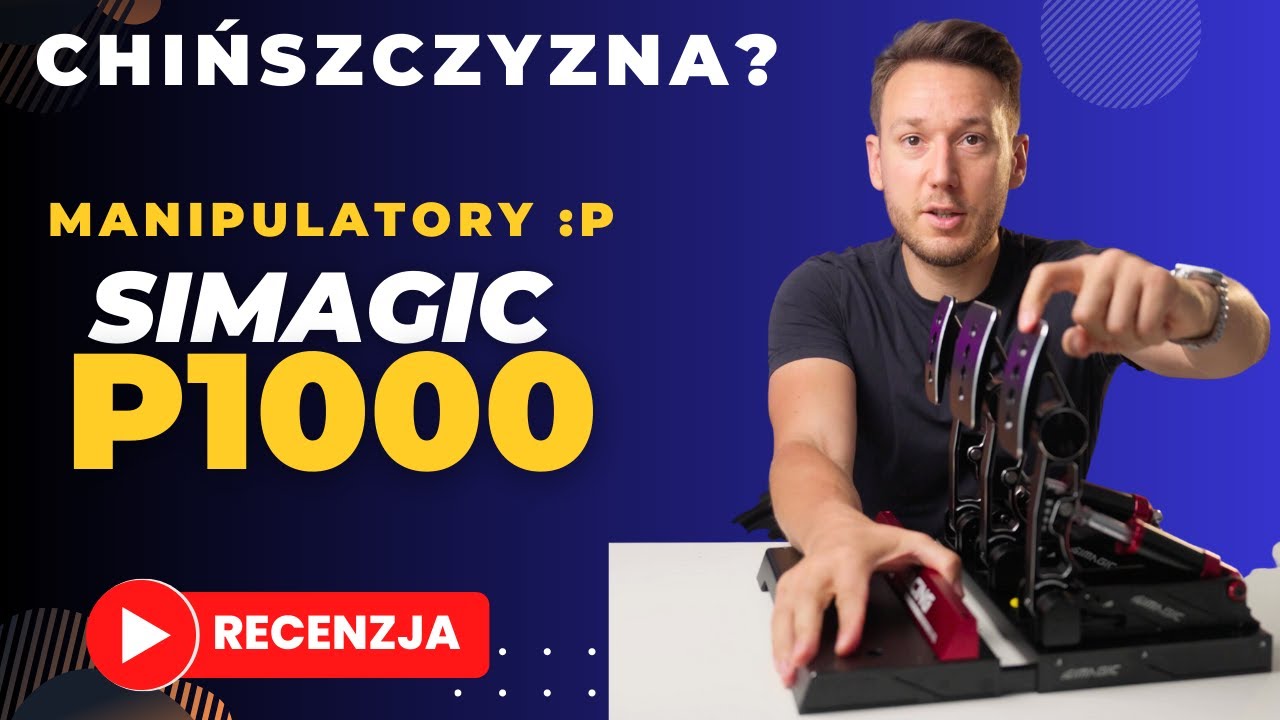 Myślałem, że to będzie słabe! Ale się myliłem! Simagic P1000 - recenzja.
