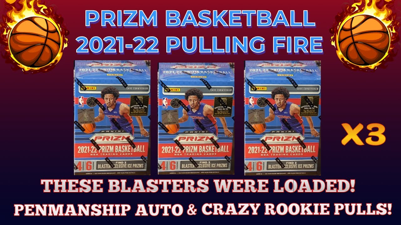 PANINI PRIZM BASKETBALL 2021-22 THESE BLASTERS WERE ON FIRE 🔥 PENMANSHIP AUTO & RARE ROOKIE PULLS!