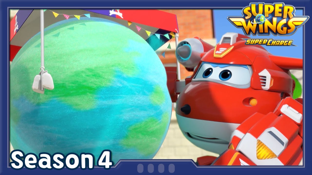 Катастрофа из сладкой ваты | Superwings Season4 | EP40