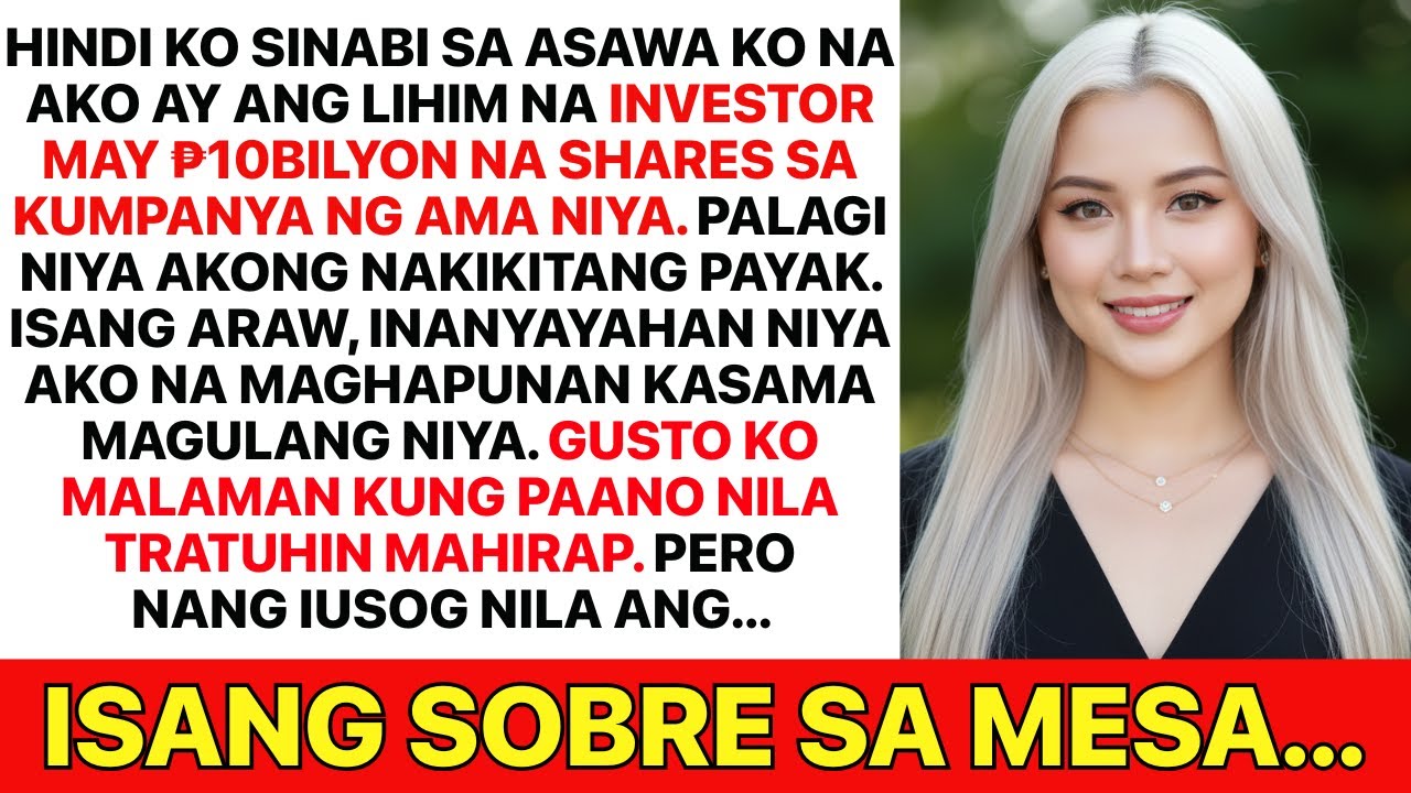 Hindi ko sinabi sa asawa ko na ako ang lihim na investor na may ₱29.5B na shares sa ama niya.