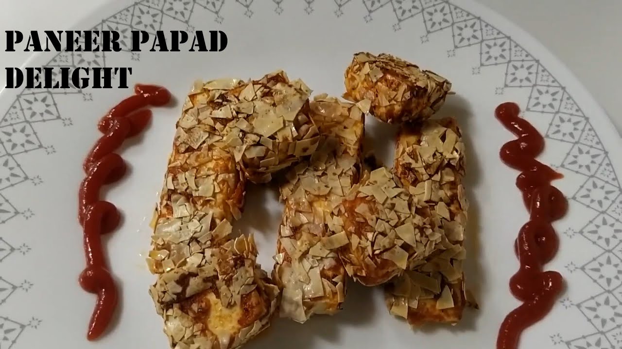 Paneer Papad Delight | Starter