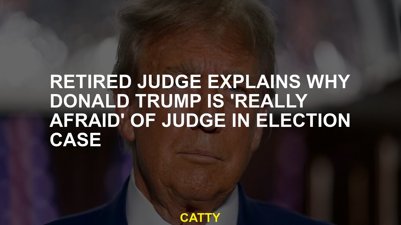 Retired Judge Explains Why Donald Trump Is 'Really Afraid' Of Judge In Election Case