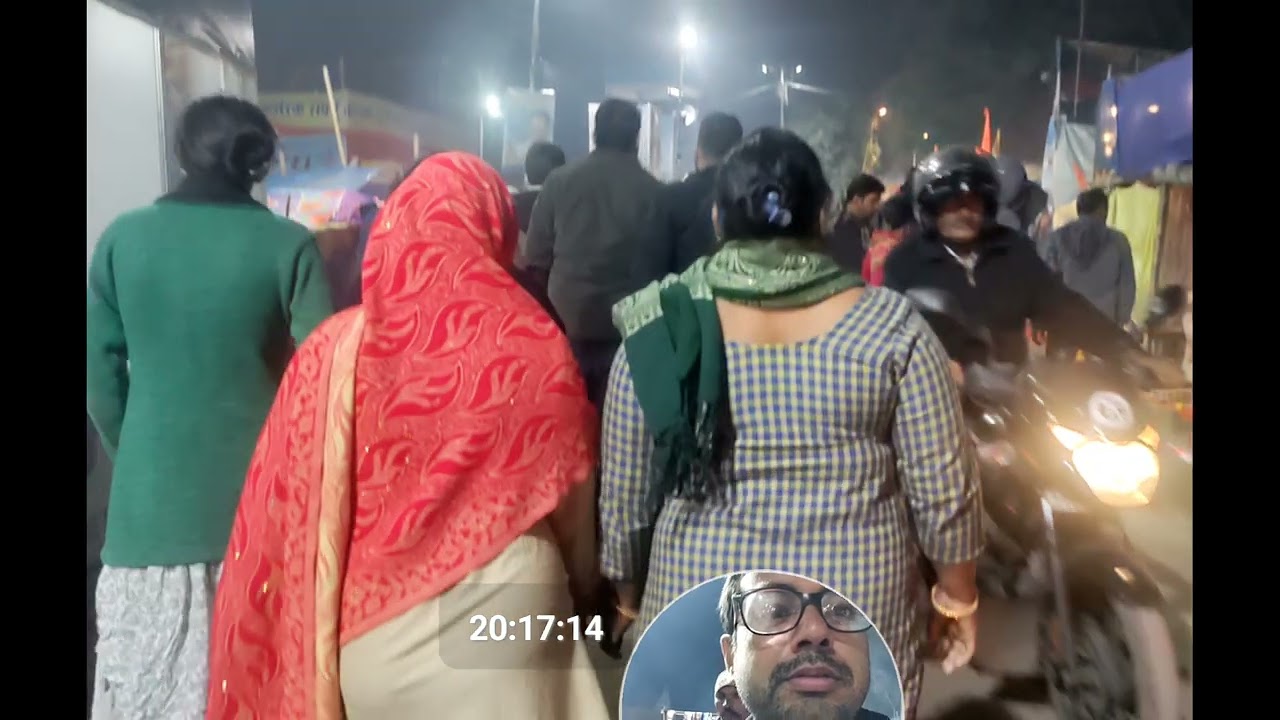 Naga Sadhus at Gangasagar Mela, Babughat | Crowded Evening Scenes