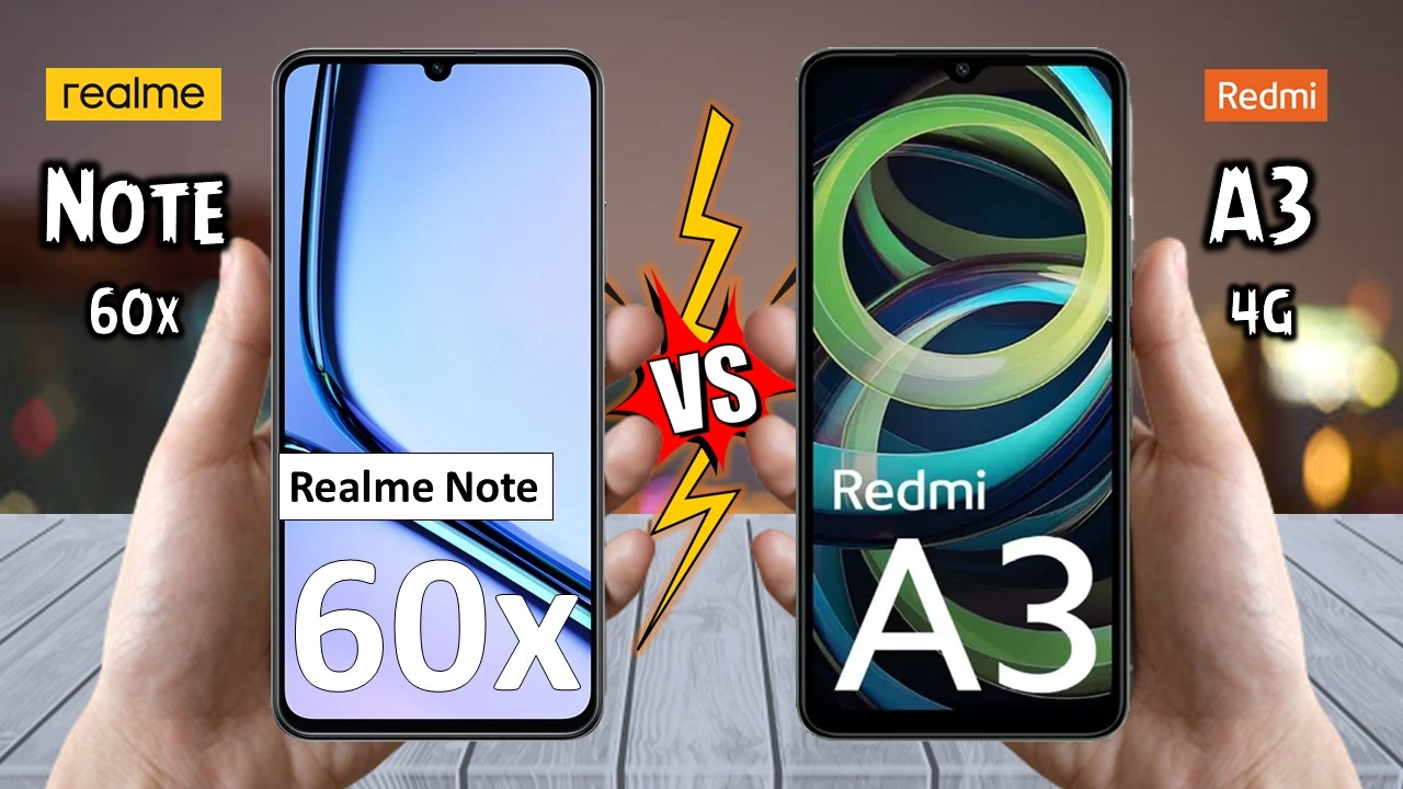 Realme Note 60x Vs Redmi A3 - Full Comparison 🔥 Which is BEST for You?