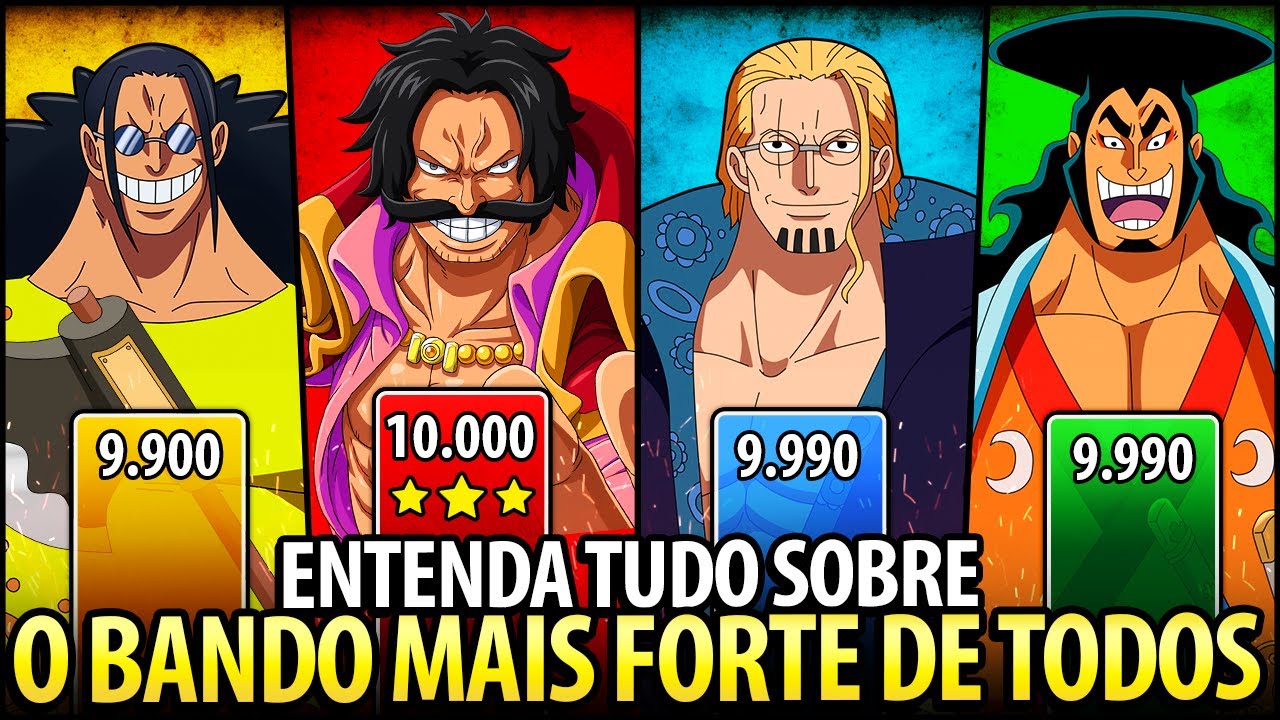 A HISTÓRIA COMPLETA DOS PIRATAS DE ROGER!! TODOS MEMBROS EXPLICADOS!! (Rayleigh, Gaban, Oden e mais)