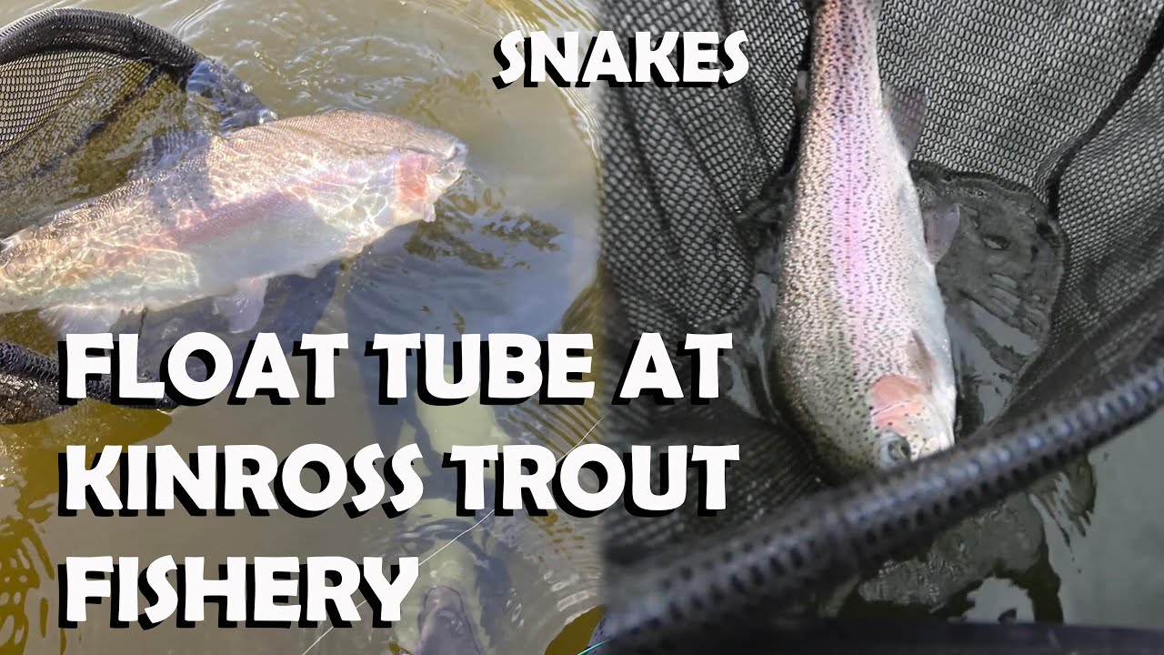 Float Tube At Kinross Trout Fishery