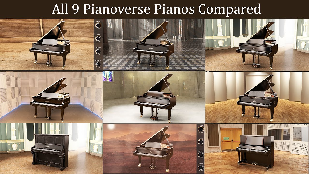 All 9 Pianoverse Pianos Compared