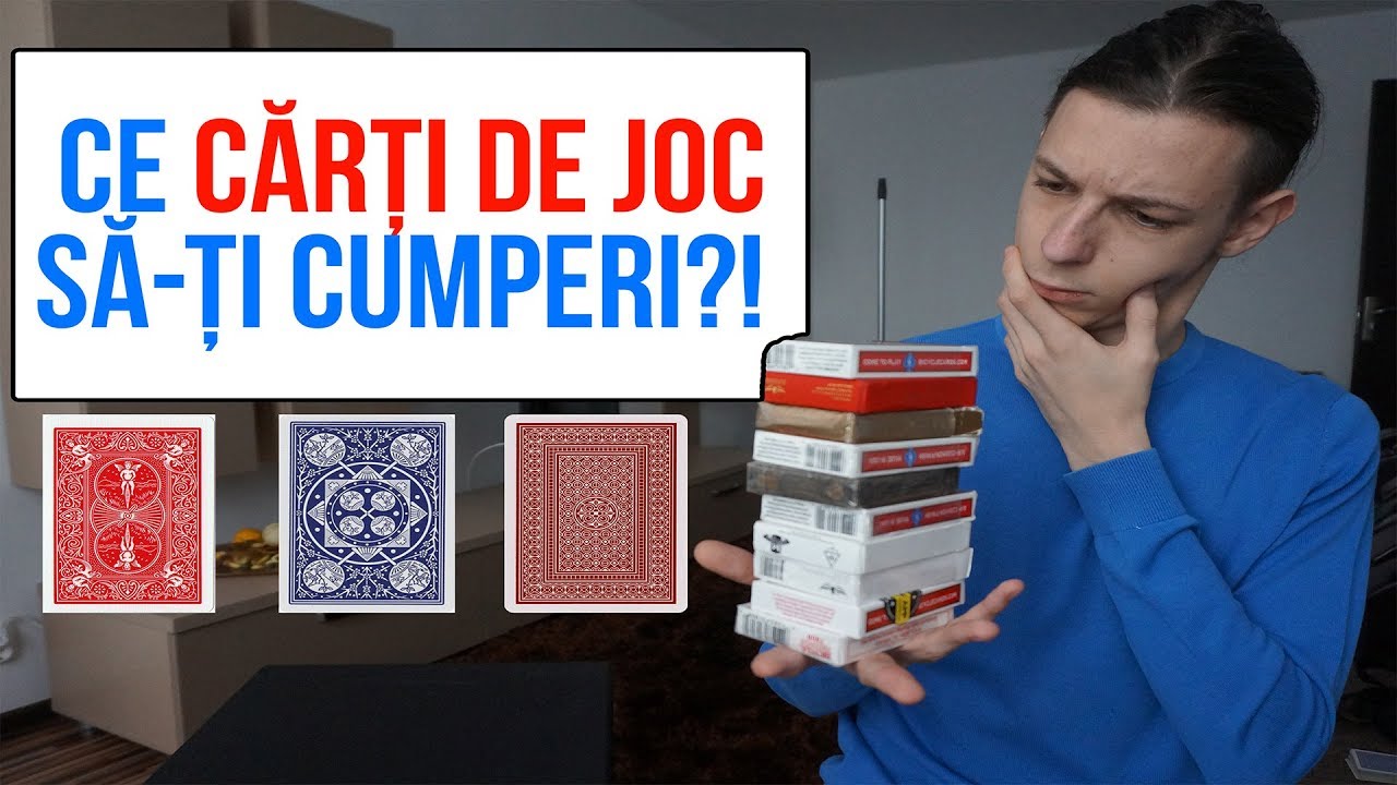 CE CARTI DE JOC SA CUMPERI?!