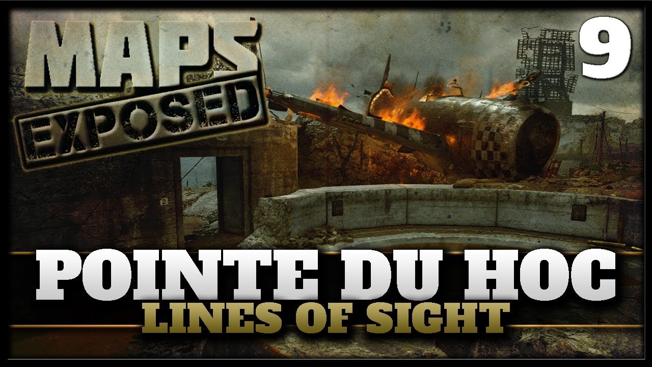 Pointe Du Hoc Lines of Sight & Secret Spots! | Cod WW2 Maps Exposed #9