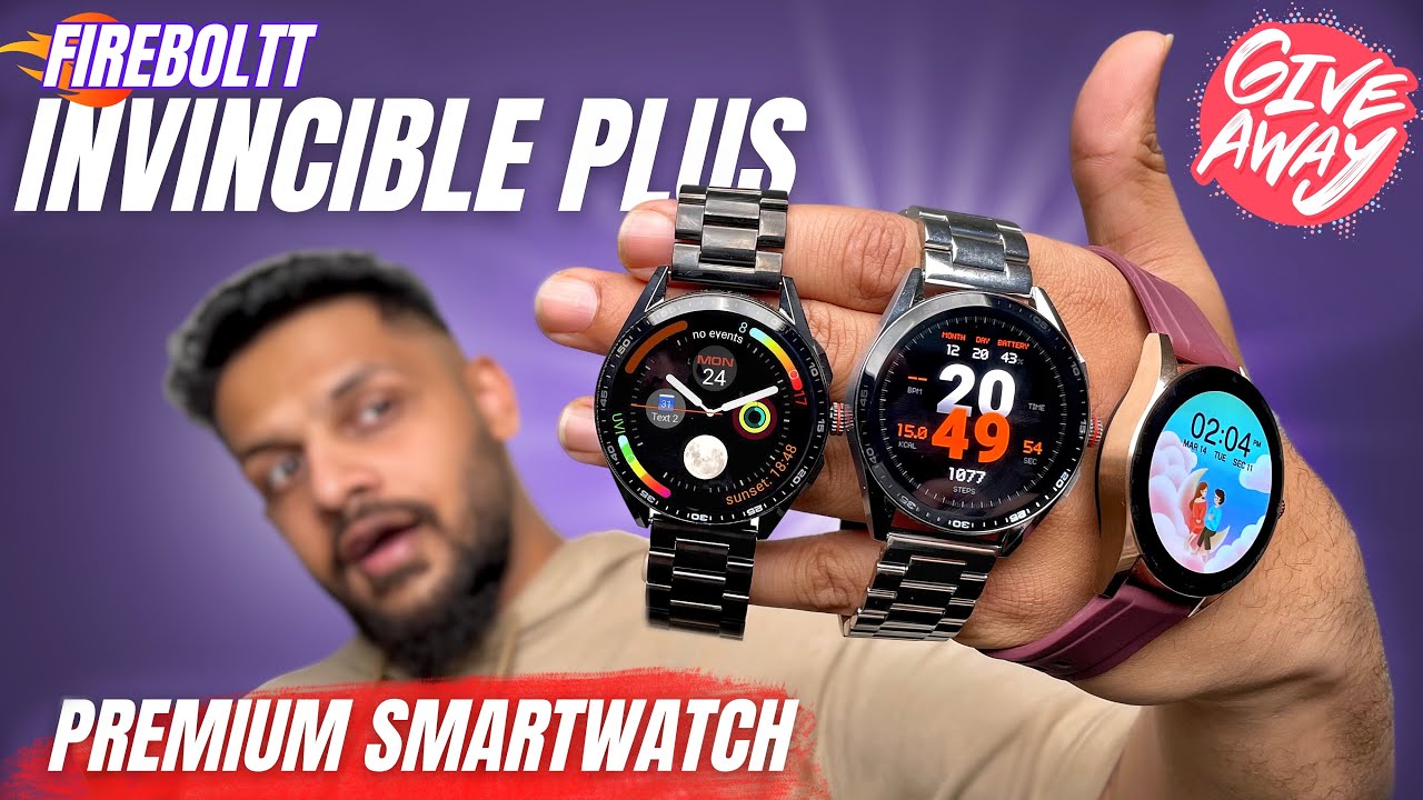 Fireboltt Invincible Plus - Best Amoled Smartwatch under 5000⚡️