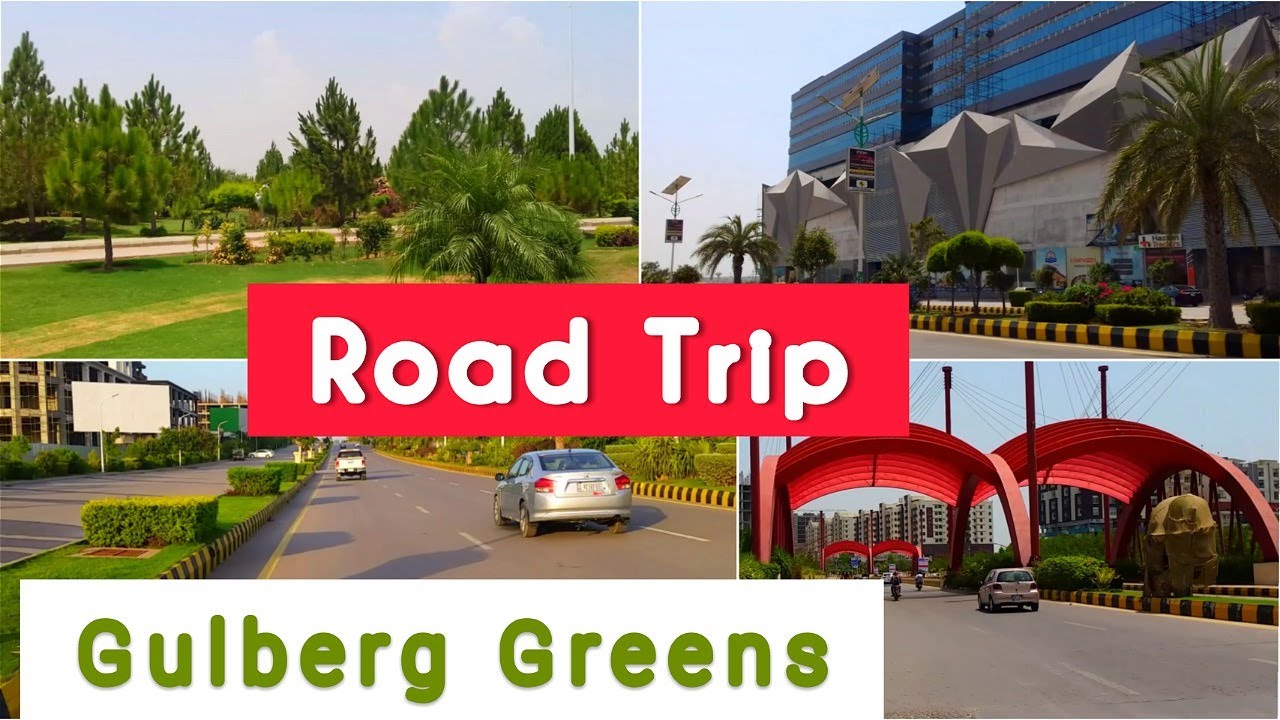 [ 4K ] Road Trip in Gulberg Greens Islamabad City - Gulberg Greens Islamabad.