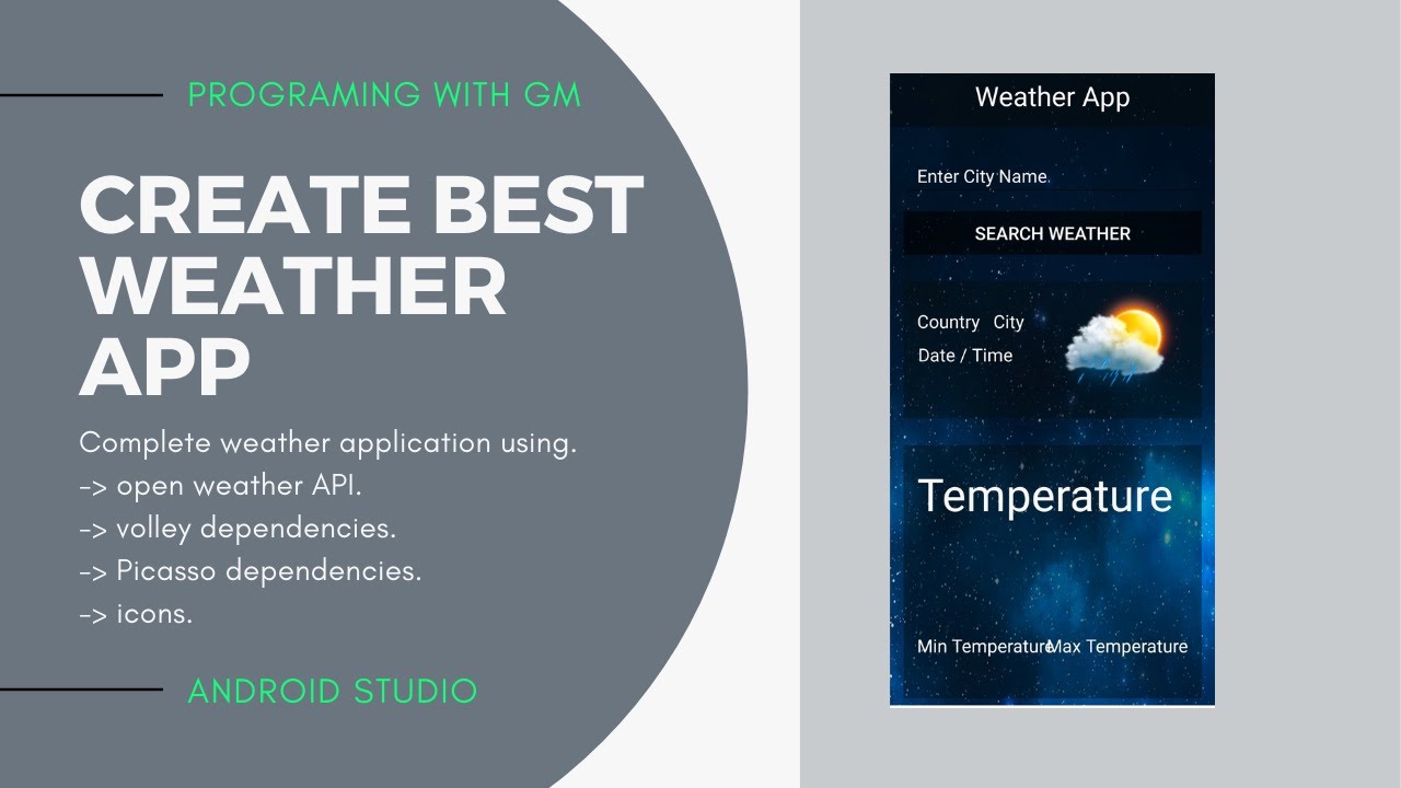 Create best weather application [part 2] - Android Studio Tutorial