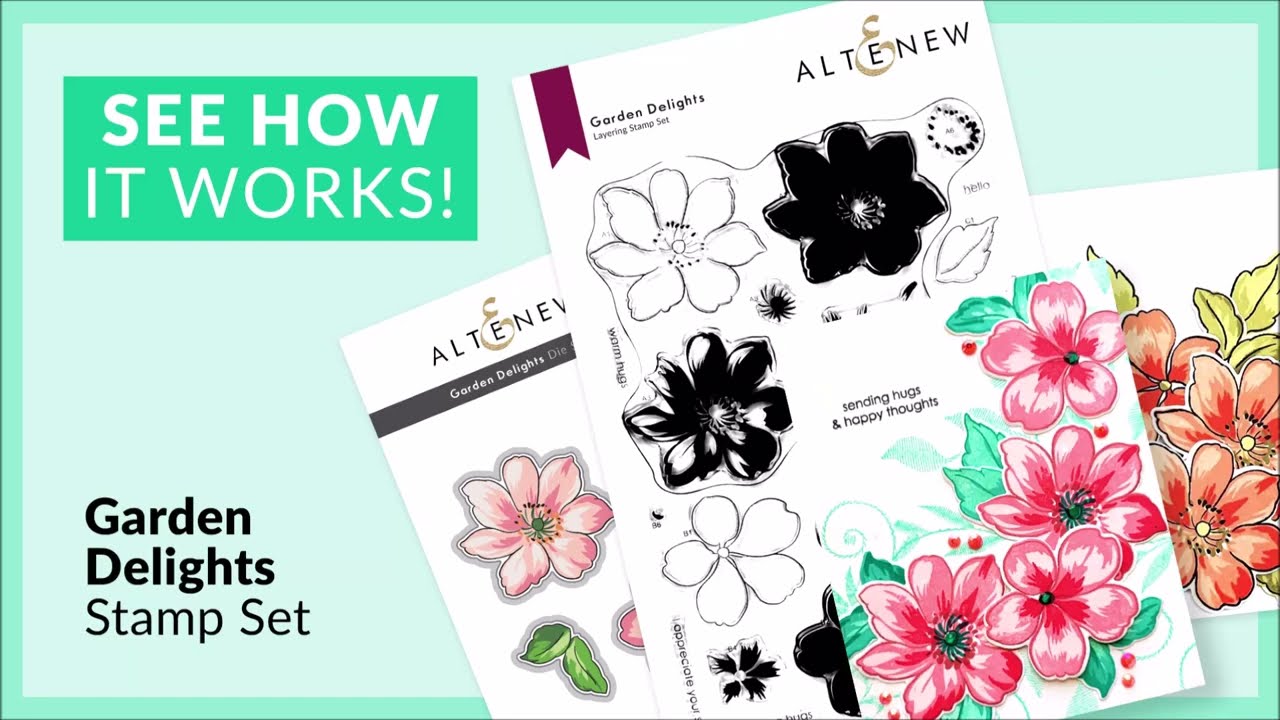 How to Layer Garden Delights Stamp Set